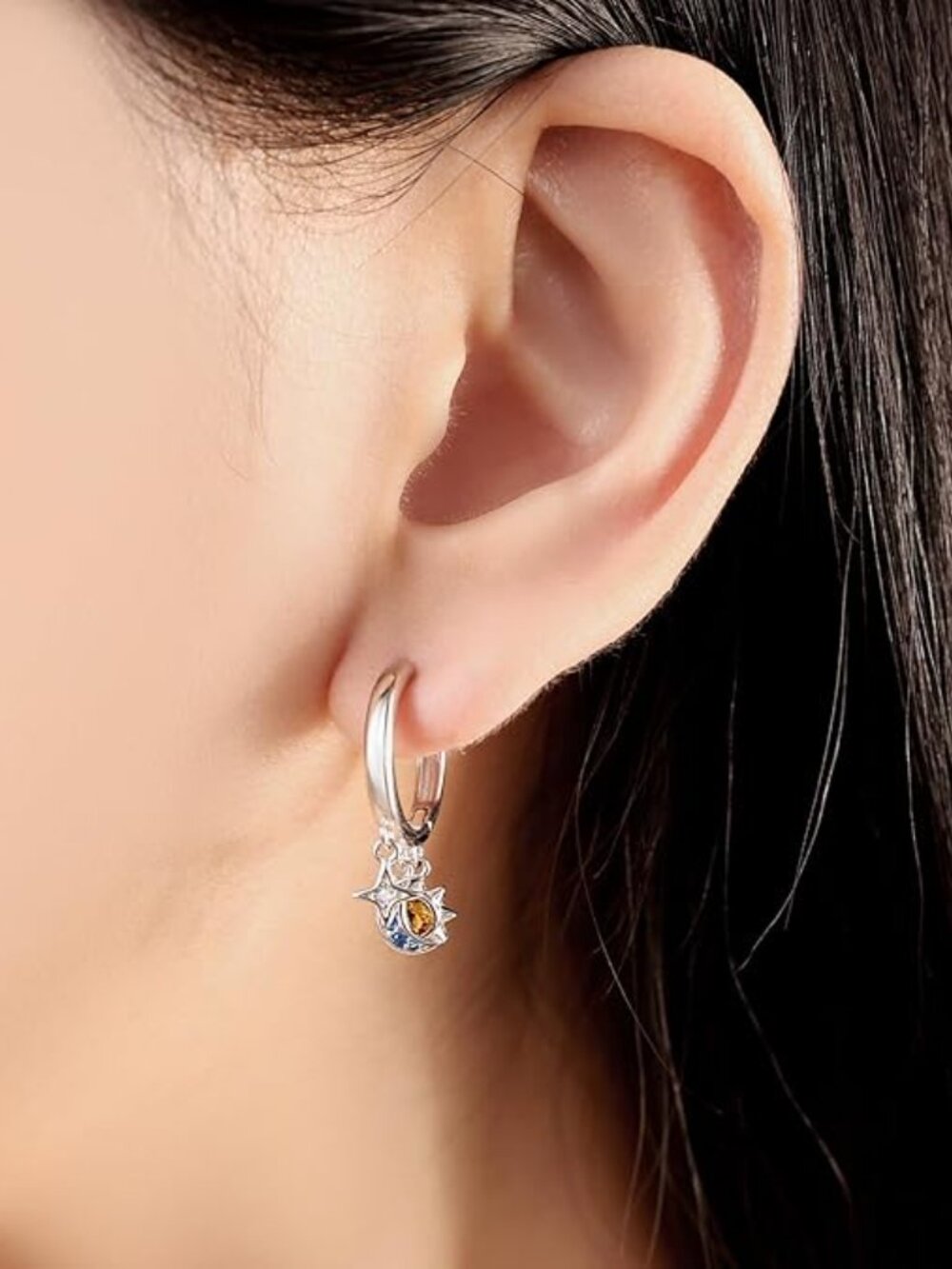 BRAND NEW 925 Sterling Silver Dangle Earrings - Picture 4 of 5